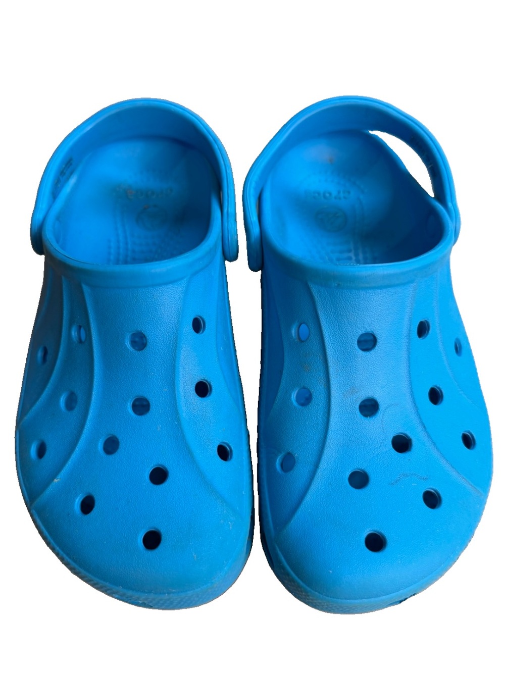 Crocs Ralen Clogs Bright Blue Women’s 8 Men’s 6 Rare Color Style 15907 S5